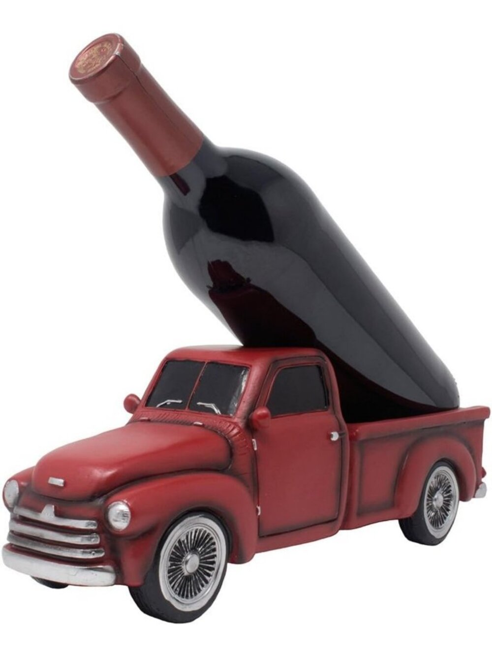 Vintage Pickup Truck Wine Bottle Holder | Rustic Farmhouse Decor & Gifts